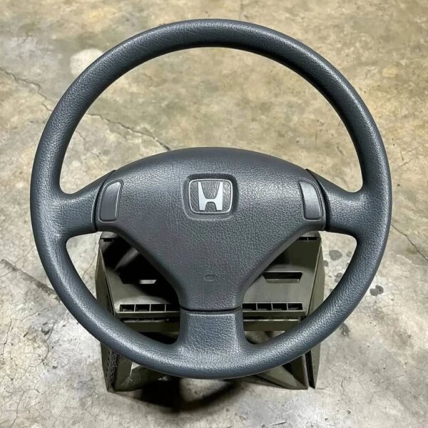 EG GRAY STEERING WHEEL for EG/ESi Leather pattern very visible