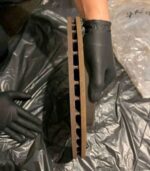 4 pot spoon caliper set with brake pads and brake rotors. - Image 8