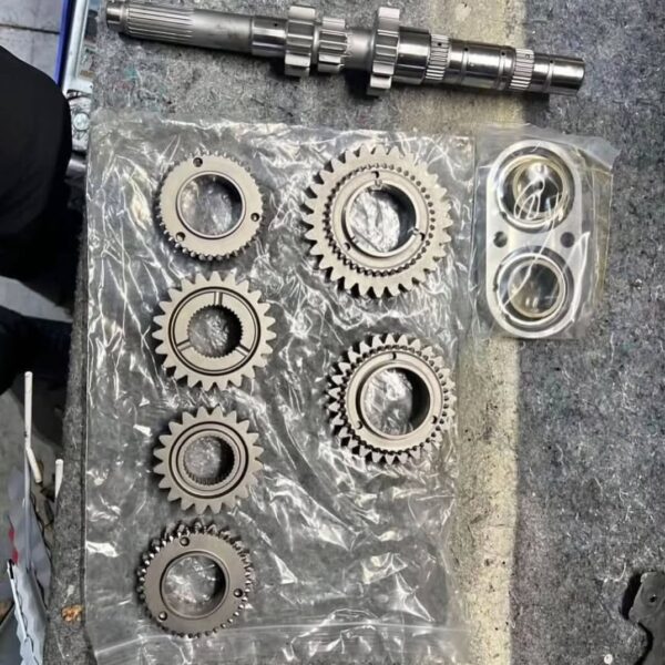 Gear X straight cut gears with synchronized engagement for turbo. Gears are rated for 800HP