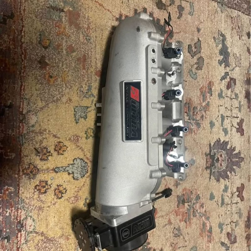 5472377935785748745.jpg K series Skunk2 Ultra Center Feed Intake Manifold with Ross 90mm Throttle body - Image 1