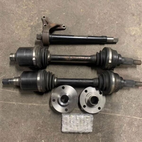 MINT set of driveshaftshop 5.9 axles with upgraded halfshaft.