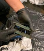 4 pot spoon caliper set with brake pads and brake rotors. - Image 4