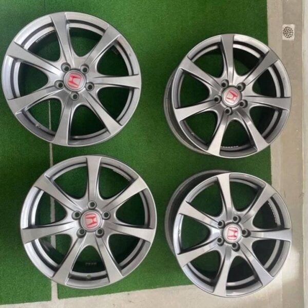 Prestine Fd2r civic type R rims wheels platinum silver enkei