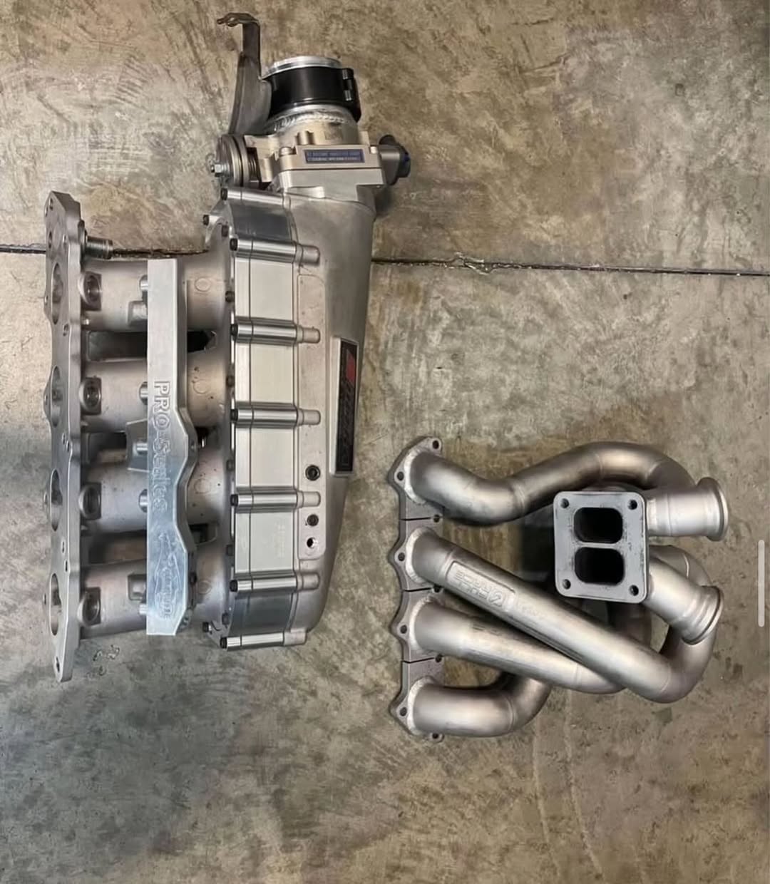 984d4547-6d63-40ab-9cfb-d0e61adad021.jpeg B16/gs intake dual fuel rail 90mm tb - Image 1