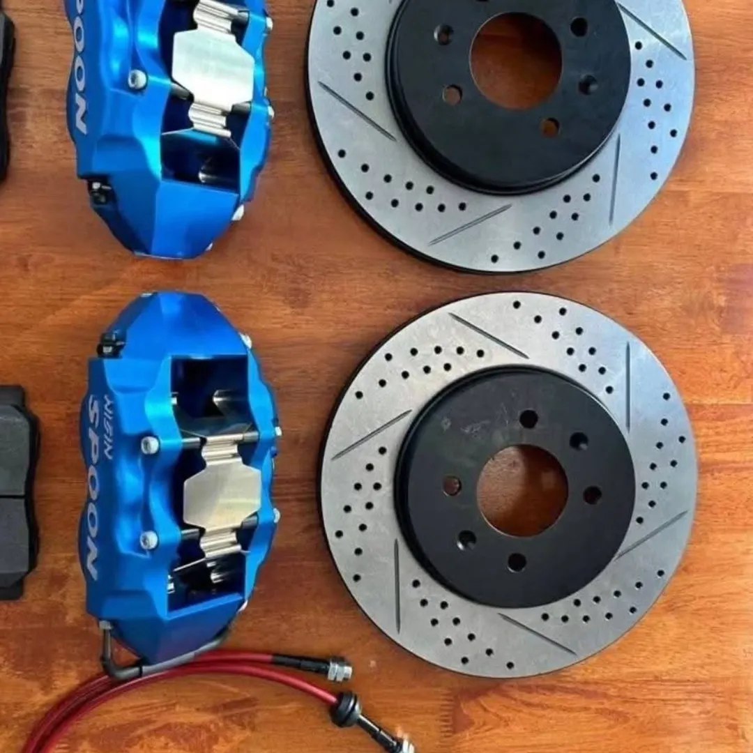 a1b67a1e-baee-402a-a2f4-748e47002265 Spoon twin Block caliper 4 pot brake kit Honda Civic. - Image 1